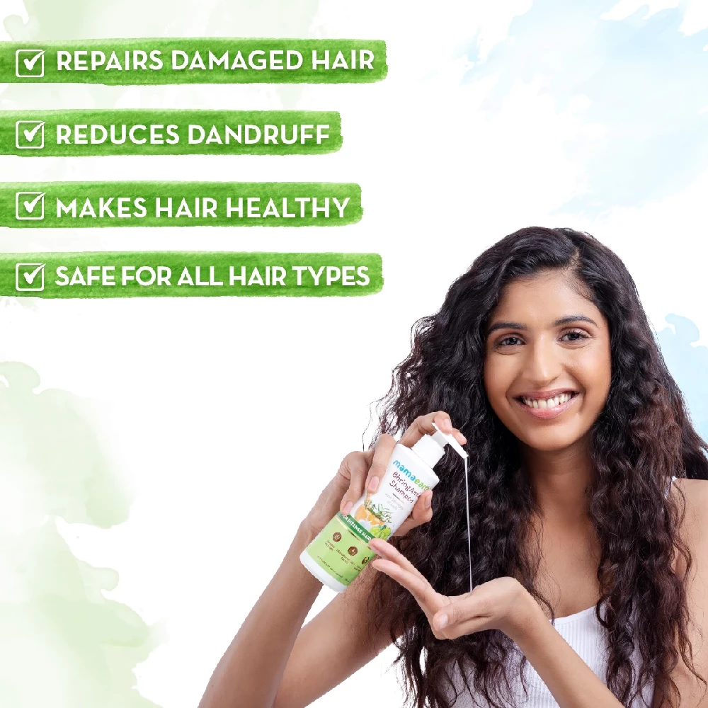 BhringAmla Shampoo with Bhringraj and Amla for Intense Hair Treatment, 250 ml-3.webp